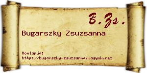 Bugarszky Zsuzsanna névjegykártya